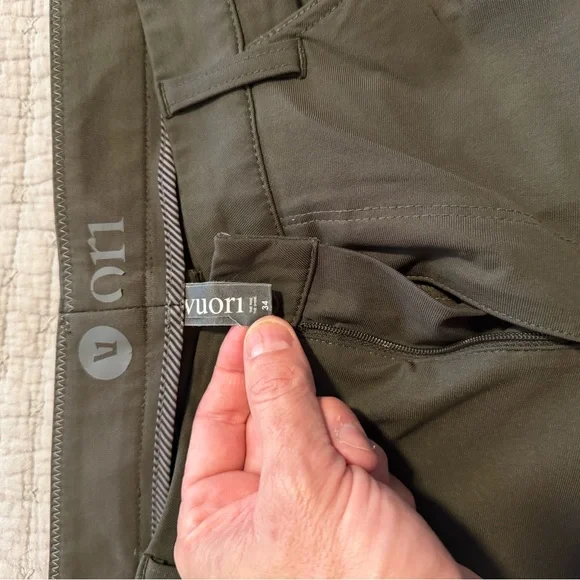 Vuori Men's Khaki Chinos - Picture 2 of 2